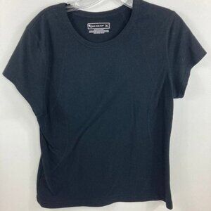 Womens Tek Gear Tee Shirt Black‎ XL